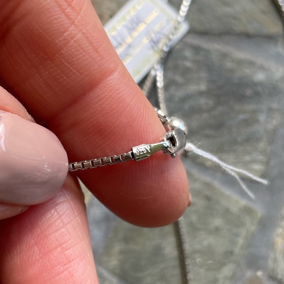 Adjustable Sterling Silver Necklace - Picture 5 of 7